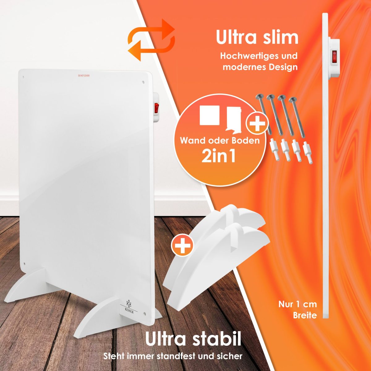 KESSER® инфрачервен нагревател 425 вата - Image 3