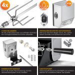 KESSER® комплект шишове за скара от неръждаема стомана - Image 5