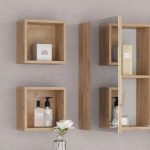 Стенен рафт Vicco рафт за баня Senyo Sonoma 2 отделения - Image 4