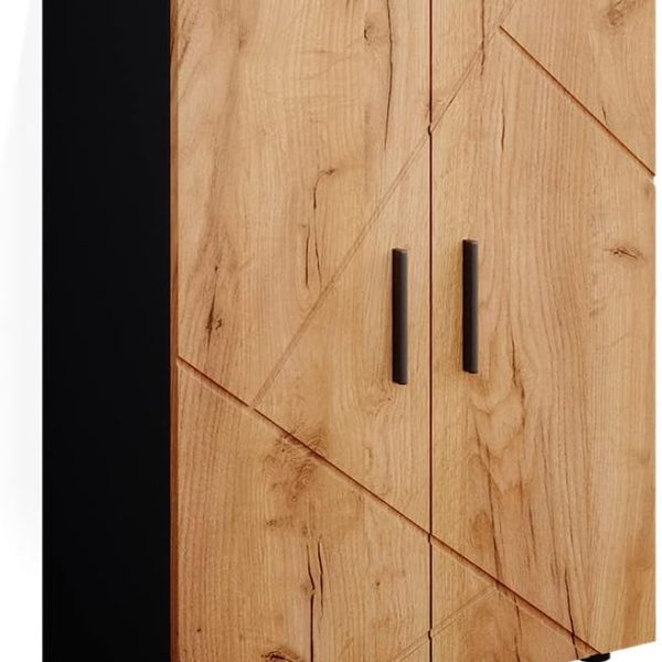Vicco шкаф за баня Антрацит/Дъб 60 x 81 см, Irma