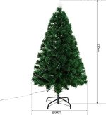 Изкуствено коледно дърво Homcom с вградени светлини - Image 14