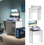 Игрална маса Vicco Kron, бяло/сиво, 70 x 60 см - Image 5