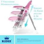 KIDIZ® Столче за хранене 3 в 1, детско столче за хранене - Image 4