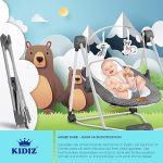 Бебешка люлка KIDIZ® Baby Rocker с 5 настройки на скоростта - Image 3
