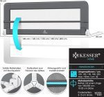 KESSER® парапет за легло 200 см, 42 см, тъмно сиво - Image 6