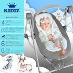 Бебешка люлка KIDIZ® Baby Rocker с 5 настройки на скоростта - Image 7