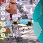 Количка KIDIZ®, сгъваеми колела на 360° 5-точков колан - Image 5