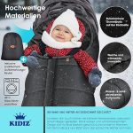 Бебешки чувал за крачета KIDIZ®, зимен чувал за крачета - Image 4