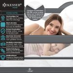 KESSER® парапет за легло 200 см, 42 см, тъмно сиво - Image 5