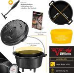 KESSER® Dutch Oven Set BBQ 7,3 литра, тенджера - Image 5