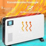 KESSER® Конвекторна печка мощни нива на нагряване - Image 2