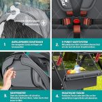 Количка KIDIZ®, сгъваеми колела на 360° 5-точков колан - Image 7