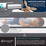 KESSER® парапет за легло 200 см, 42 см, тъмно сиво - Image 7