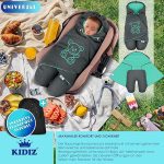 KIDIZ® зимно одеяло за повиване с качулка + чанта - Image 7