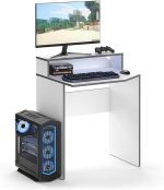 Игрална маса Vicco Kron, бяло/сиво, 70 x 60 см - Image 8