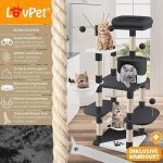 Катерушка/чесалка за котки Kesser XXL бежово/бяло - Image 4