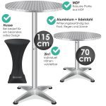 KESSER® 2в1 бар маса сгъваема бистро маса - Image 4