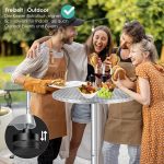 KESSER® 2в1 бар маса сгъваема бистро маса - Image 6