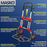MASKO® транспортна количка 200 кг товароносимост - Image 6