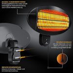 KESSER® лъчист нагревател 2000 вата ✓ Инфрачервен - Image 2