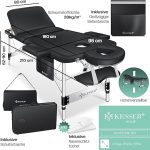 KESSER® Мобилна масажна маса 80 см широка