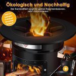 Къмпинг Печка KESSER® с чугунен грил тиган 6 вградени шипа - Image 2