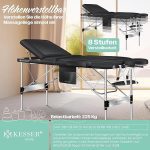 KESSER® Мобилна масажна маса 80 см широка - Image 3