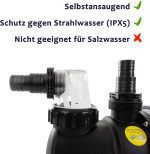 Anaterra циркулационна помпа за плувен басейн, 250w 7 m³/h - Image 2