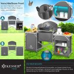 Къмпинг кухня KESSER®вкл. чанта за носене и комплект чаши - Image 9