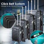 KESSER Основни куфари с твърд корпус от 4 части, ABS - Image 6