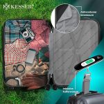 KESSER Основни куфари с твърд корпус от 4 части, ABS - Image 7
