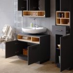 Долен шкаф за мивка Vicco антрацит 80 x 64 см, Beatrice - Image 5