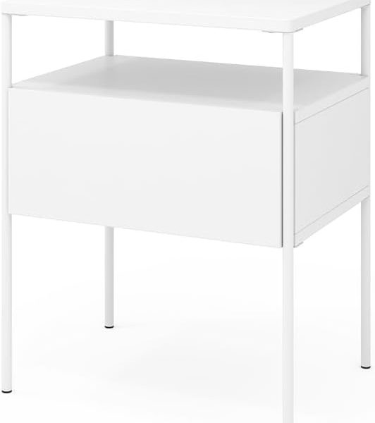 Нощно шкафче Vicco Mira, бяло, 40 х 50 см