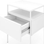 Нощно шкафче Vicco Mira, бяло, 40 х 50 см - Image 5