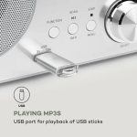 Auna радио, преносимо DAB радио с CD плейър, Bluetooth - Image 2