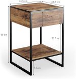 Нощно шкафче Vicco Fyrk, комплект от 2 бр - Image 6