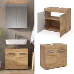 Vicco Luna шкаф за мивка, дъб, 60 x 56 см - Image 4