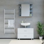 Шкаф за мивка Vicco Ilias за тоалетна, 80,2 x 60,8 см - Image 7