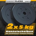 ScSPORTS® комплект дъмбели - 20 кг, 120 см лост, тежести - Image 5