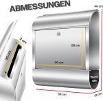 KESSER® XXL пощенска кутия с отделение за вестници - Image 2