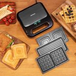 Уред за сандвичи Cecotec 3/1, 1000W, 3 чифта подвижни плочи - Image 2