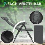 KESSER® Градински стол, комплект от 2бр. алуминиеви - Image 2