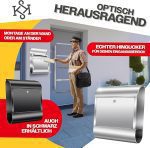 KESSER® XXL пощенска кутия с отделение за вестници - Image 8