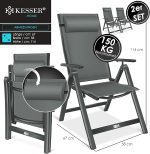 KESSER® Градински стол, комплект от 2бр. алуминиеви - Image 6