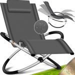 Шезлонг KESSER® люлеещ се стол 180 кг