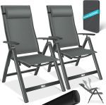 KESSER® Градински стол, комплект от 2бр. алуминиеви