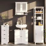 Долен шкаф за мивка Vicco бял 60 x 60 см, Bianco - Image 3