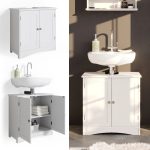 Долен шкаф за мивка Vicco бял 60 x 60 см, Bianco - Image 5