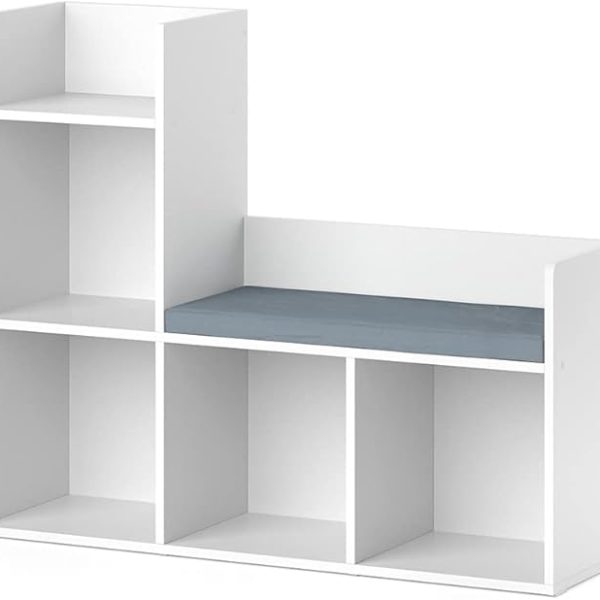 Vicco Детски рафт с пейка Luigi, 107,2 x 88,6 см
