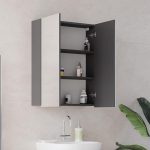 Шкаф с огледало за баня Vicco Фреди, 60 x 77 см - Image 2